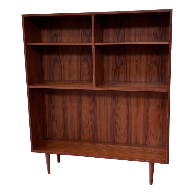 Danish Bookcase in Teak, 1960s For Sale