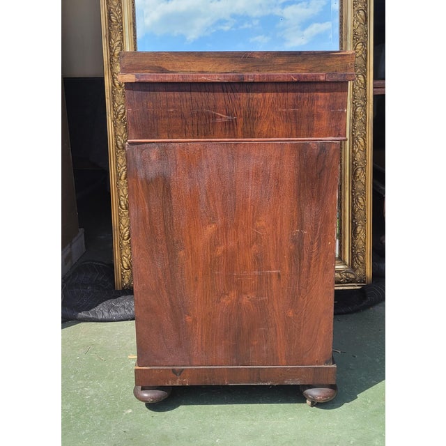 Wood 19th Century Victorian Barley Twist Davenport Desk For Sale - Image 7 of 17