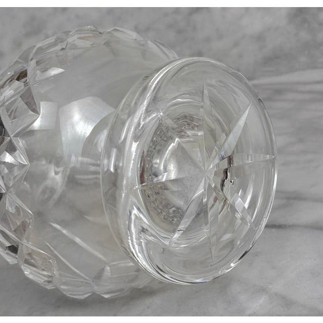Antique 12" Victorian Crystal Liquor Decanter W/ Stopper For Sale - Image 9 of 9