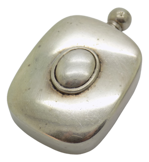 Vintage Italian Handmade Genuine Silver Perfume Bottle, 1960s