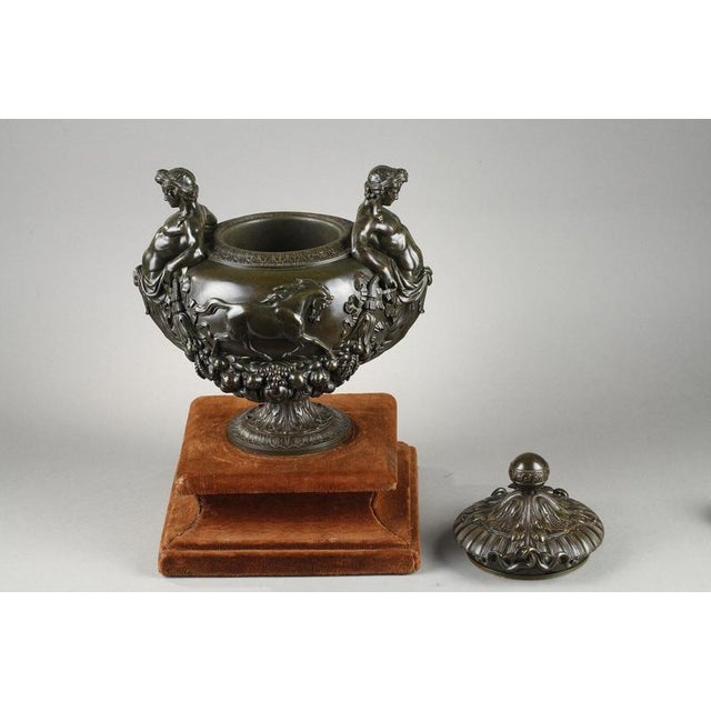 Patinated Bronze Covered Cup by F. Barbedienne, 1850 For Sale - Image 14 of 18
