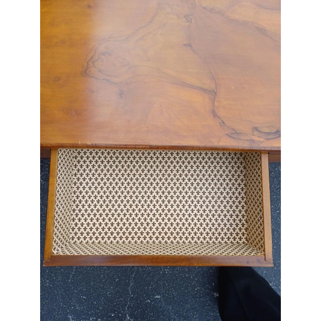 Mid 20th Century Vintage Boho Burl Olive Wood Campaign Style Coffee Table For Sale In West Palm - Image 6 of 6