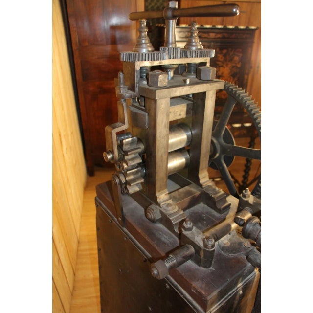 Metal Jewelers Rolling Mill, 1890s For Sale - Image 7 of 10