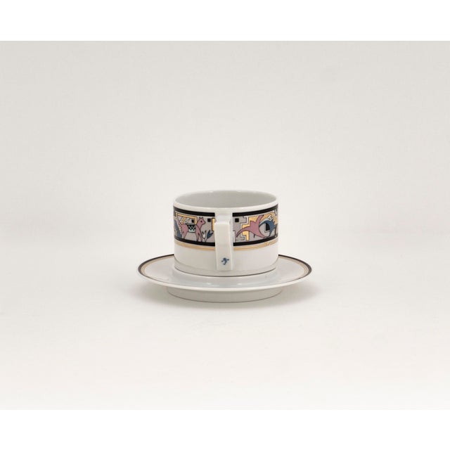 Cantana Najade Designer Coffee Cup from Fürstenberg, 1980s, Set of 2 For Sale - Image 4 of 9