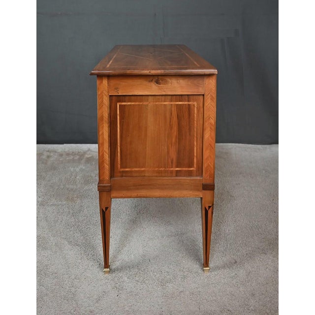 Louis XVI Style Marquetry Commode, 1900s For Sale - Image 11 of 18