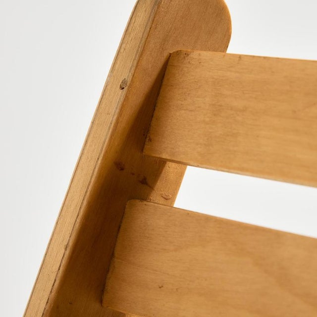Foldable Beech Chair, 1980s For Sale - Image 10 of 18