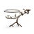 Contemporary Wildwood Hummingbirds On Branch Bowl For Sale - Image 3 of 3