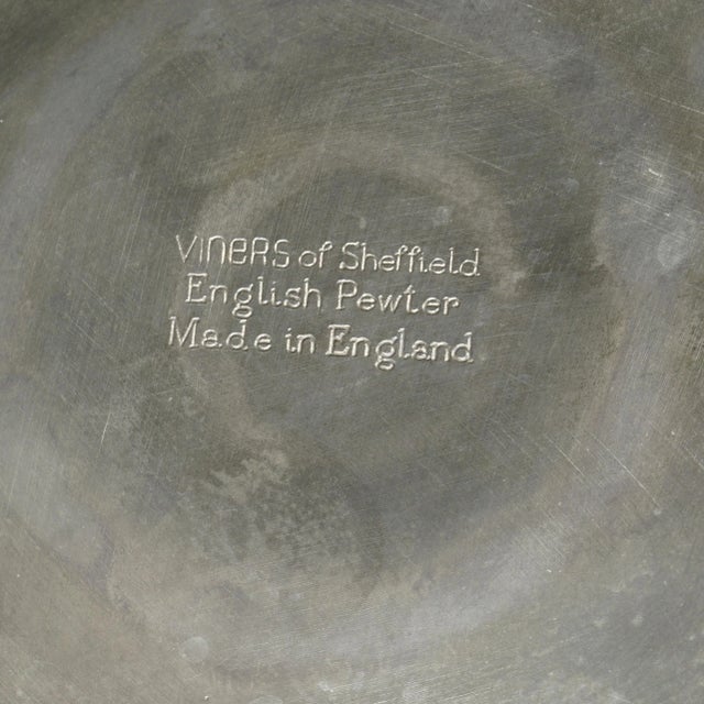 Vintage Viners Sheffield Pewter Epergne With Children For Sale - Image 10 of 11