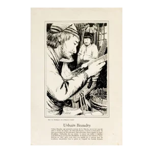 1920's Quebec Beer Advertisement, Urbain Beaudry, Brasserie Labatt