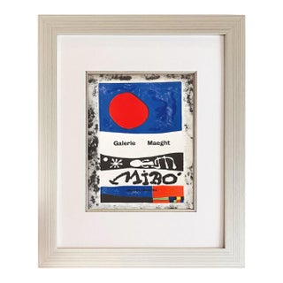 Joan Miro Lithograph 51 Oeuvres Recentes Art in Posters 1959 Framed For Sale
