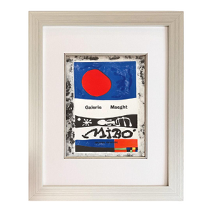 Joan Miro Lithograph 51 Oeuvres Recentes Art in Posters 1959 Framed