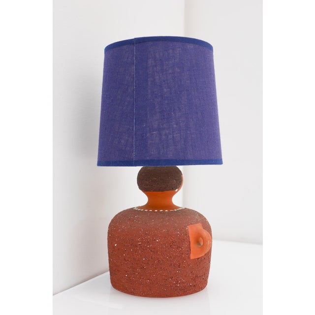Scandinavian Pottery Table Lamp by Thomas Hellström for Nittsjö, 1970s For Sale - Image 11 of 13