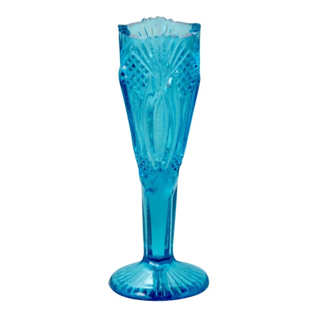 Teal Blue Vase For Sale
