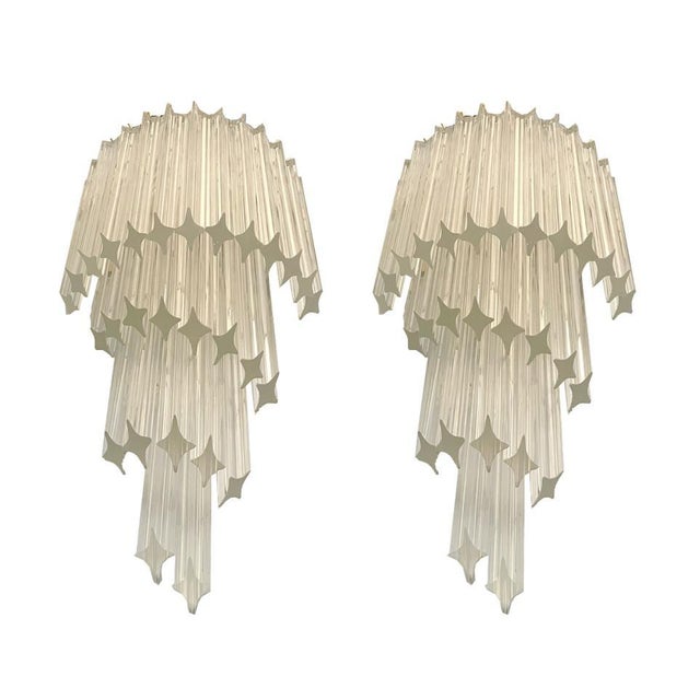 Wall Lamps from Venini, Set of 2 For Sale - Image 6 of 9
