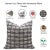 Black Fabdivine Handmade Pillow Cover 24x24 Inch Block Printed Decorative Cushion- Bijhni For Sale - Image 8 of 8
