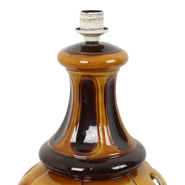 Vintage West German Pottery Lamp Base, 1960s For Sale - Image 4 of 18