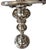 Pair of Silver Candelabras With Floral Detailing, France, Mid-20th Century. For Sale - Image 4 of 11