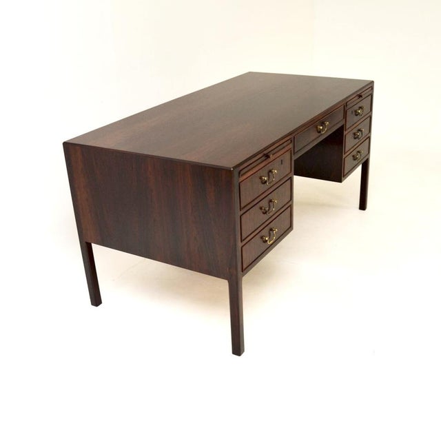 Mid-Century Modern Danish Desk by O. Bank Larsen, 1950s For Sale - Image 3 of 16