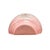 1960s Vintage Pink Ceramic Hanging Wall Planter With Oriental Floral Motif For Sale - Image 5 of 7