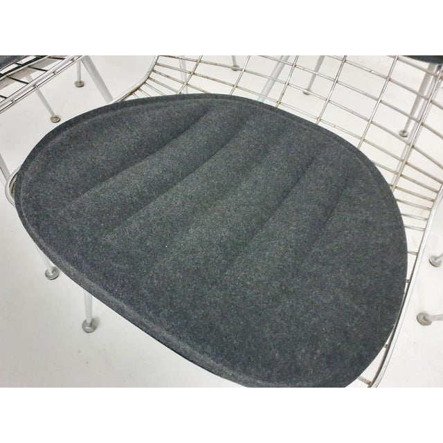 Gray Mid-Century Wire Chairs, the Netherlands, 1950s, Set of 8 For Sale - Image 8 of 12