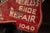 Antique "Peerless Shoe Repair" Double-Sided Painted Wooden Sign For Sale - Image 10 of 10