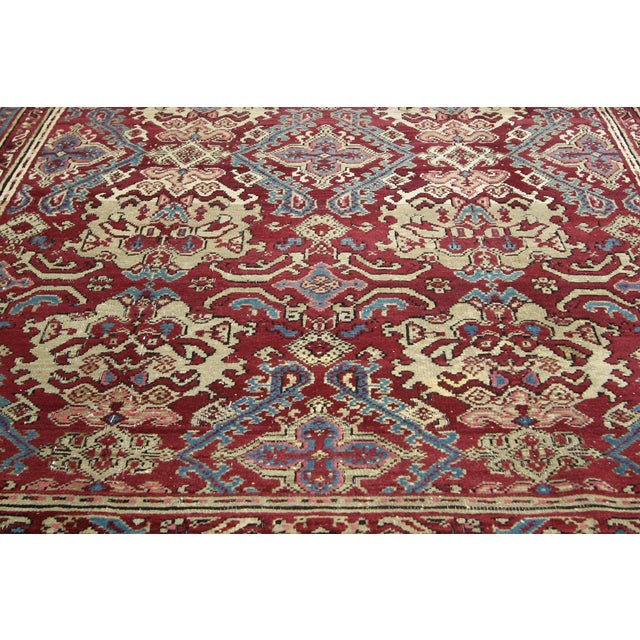 Late 19th Century Indian Agra Rug, 05'11 X 08'07 For Sale In Dallas - Image 6 of 8