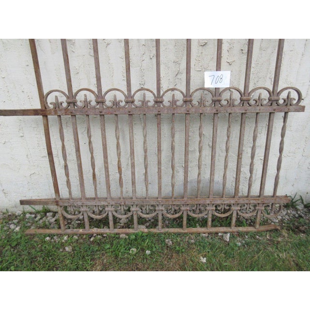 Antique Victorian Iron Gate For Sale In Philadelphia - Image 6 of 7