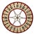 Nice Antique American Hand Painted Wood & Metal Wheel of Fortune Gaming Wheel Circa Early 20th Century For Sale