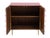 Mid-Century Modern Italian Pink Murano Glass and Brass Two-Door Cabinet with Bubble Details by Justfurnituress For Sale - Image 3 of 5