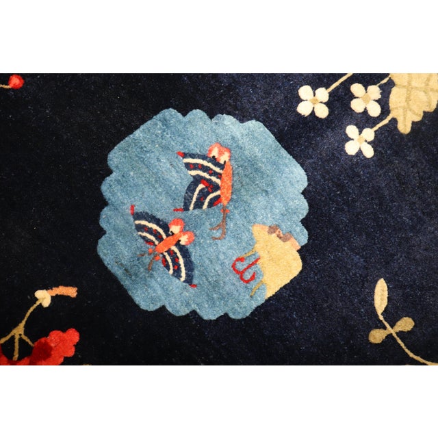 Late 20th Century Tibetan Pictorial Rug - 3'5" x 5'6" For Sale - Image 13 of 18