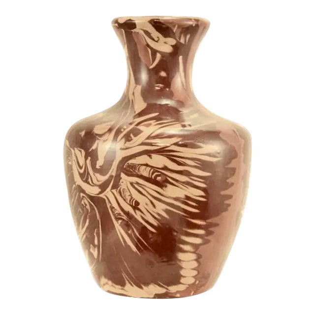 Big Sky Montana Calico Clay Vase For Sale