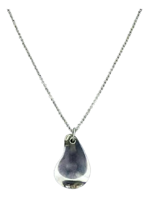 Mid 20th Century Tiffany & Co. Peretti Platinum Rock Crystal Tear Drop Pendant Necklace