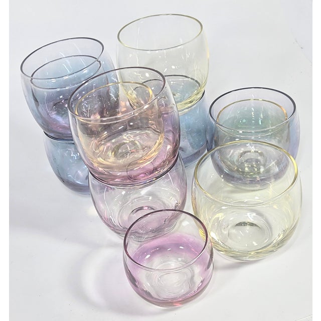 Pastel Iridescent Roly Polies- Set of Twelve For Sale - Image 6 of 12