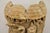 Mid 20th Century Vintage Burmese Carved Wood Oriental Large Figural Statue Sculpture on Base For Sale - Image 5 of 12