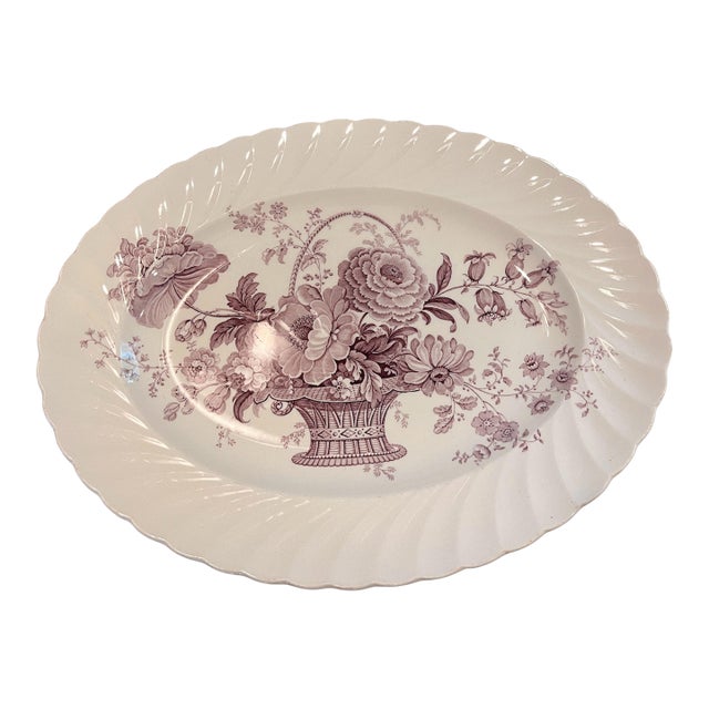 Antique Clarice Cliff Staffordshire Platter For Sale