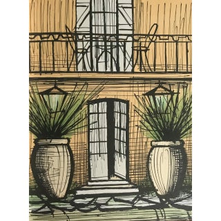 Bernard Buffet Original Lithograph V2-2 1987 For Sale