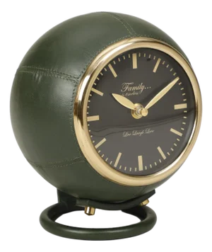Draper Dark Green Designer Standing Accent Clock