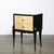 Art Deco Directoire Style Ebonized Nightstands W/Shagreen Fronts & Mirrored Tops For Sale - Image 4 of 18