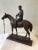 1970s Juan Carlos Harriott on His Polo Pony Carved Wood Sculpture by E. Dombrowe For Sale In New York - Image 6 of 13