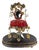 Antique French Napoleon III Ormolu Marriage Globe with Red Velvet Cushion Display, 1890s For Sale