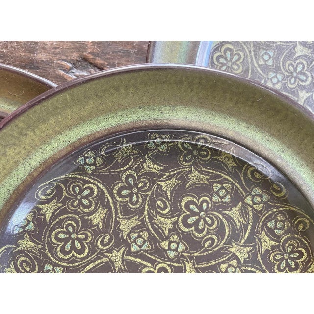 Vintage Franciscan Madeira 10.5” Plates - Set of Four (4) For Sale - Image 10 of 10