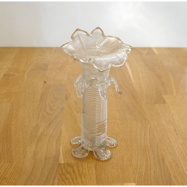 Small Palm Tree Vase in Blown Murano Glass, 1950s For Sale - Image 13 of 13