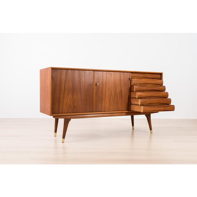 Mid-Century Modern Mid-Century Modern Scandinavian Sideboard in Teak from Sven Andersen, 1960 For Sale - Image 3 of 13