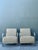 Mid-Century Modern Vintage Boho Chrome Frame Lounge Chairs - A Pair For Sale - Image 3 of 12