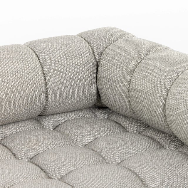 Four Hands Roma Outdoor 3 Piece Sectional Sofa, Ash For Sale - Image 10 of 11