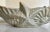 Folk Art Mid 20th Century Gonder Pottery 500 Gray and Pink Sealife Shell Bowl For Sale - Image 3 of 10