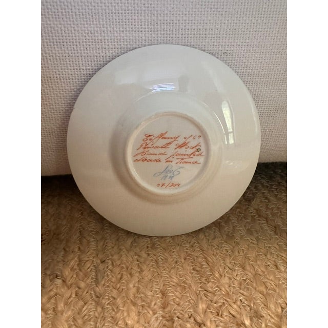 White Vintage Tiffany & Co. X Le Tallec Private Stock French Porcelain Butter Pat or Trinket Dishes - 12 pcs For Sale - Image 8 of 8