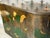 Vintage Mid-Century Modern Hand-Painted Asian Chinese Chinoiserie-Style Lacquered Oval Credenza Buffet Sideboard Cabinet For Sale - Image 13 of 18