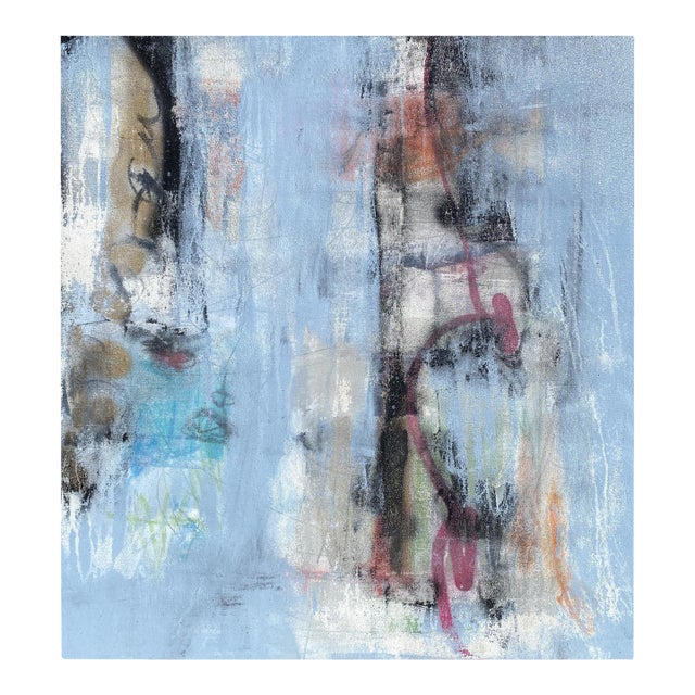 Original Blue Abstract Painting 9421 For Sale