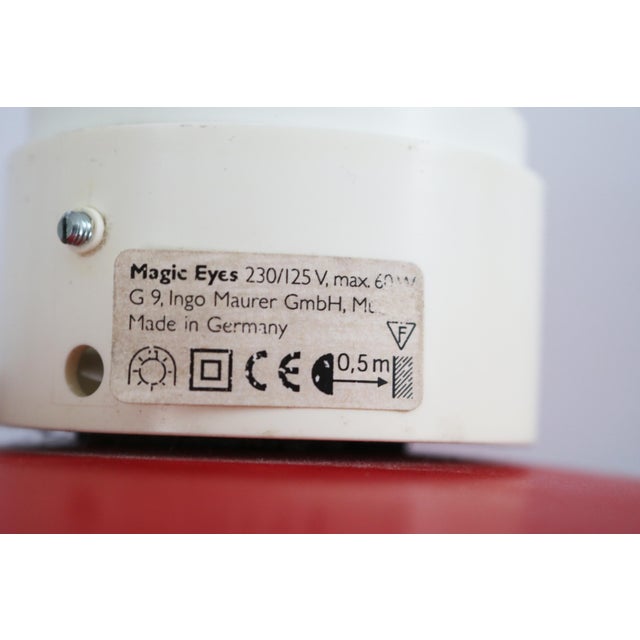 Metal Minimalist Magic Eyes Wall Lights by Ingo Maurer, 2005, Set of 2 For Sale - Image 7 of 10